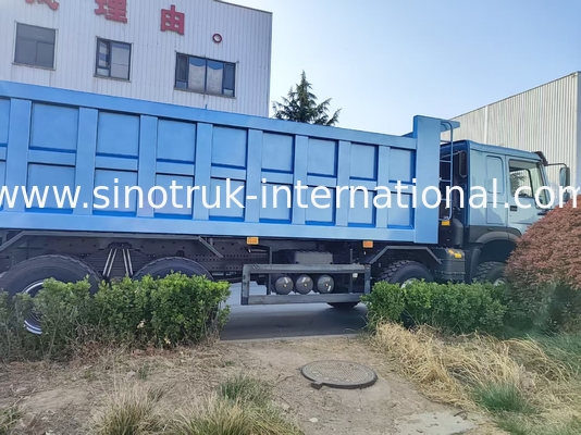 Uwielbiany Błękitny HOWO 8×4 380HP 26.91CBM Dump Truck gdzie moc spotyka precyzję w każdym ładunku!