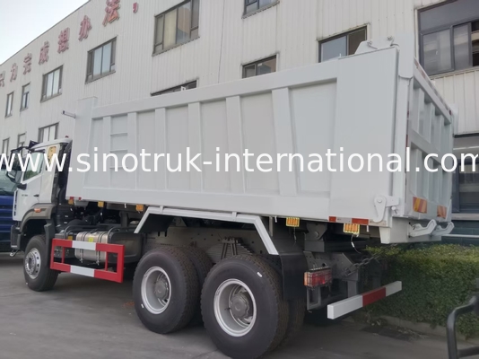 2 pasażerowie Sinotruk Hohan Tipper Dump Truck Weichai Silnik 6 × 4 LHD 380HP Z typem skrzyni biegów ręcznych