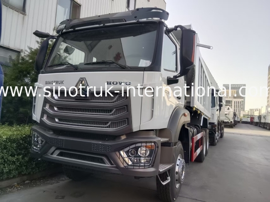 2 pasażerowie Sinotruk Hohan Tipper Dump Truck Weichai Silnik 6 × 4 LHD 380HP Z typem skrzyni biegów ręcznych