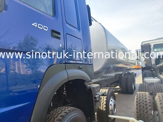 Ciężki wóz HOWO 8*4 400KM LHD Ciężarówka paliwowa 40CBM System podwójny zbiornik do dystrybucji paliwa na duże odległości