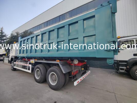 SINOTRUK wózek śmieci z ręką na haczyk o pojemności 20 ton HYVA, podwozie o rozstawie osi 43 i dostosowalnej objętości kontenera