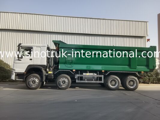 Ciężarówka wywrotka Sinotruk HOWO z silnikiem 400KM, kierownicą po lewej stronie (LHD), napędem 8X4 i ładownością 31 ton