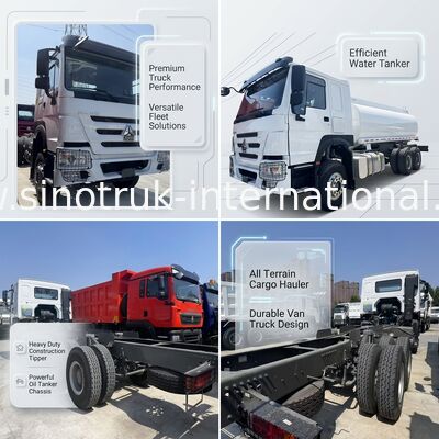 SINOTRUK HOWO LHD 6X4  Water Oil Tanker Chassis Cargo Chassis
