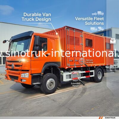 Wszechstronna siła napędowa: odkryj wyższą wytrzymałość i ekonomiczny design HOWO 4x2 Van Truck