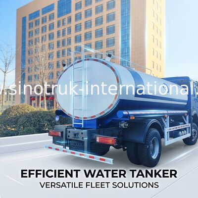 SINOTRUK HOWO 4x2 300KW Niebieska podwozia z 10m3 zbiornikiem wody