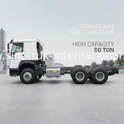 SINOTRUK HOWO Dropside Cargo Pojazdy użytkowe Samochody ciężarowe Podwozie LHD 6X4 400KM