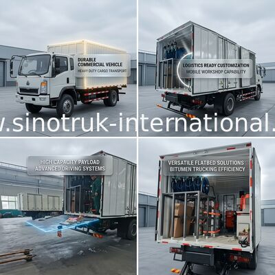 Sinotruk Howo Cargo Truck 10 kół 400 KM 6 × 4 RHD dostosowany do logistyki