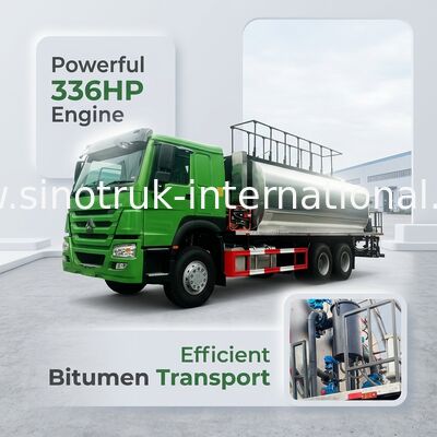 HOWO 7 Ciężarówka do bitumu 6X4 Typ z kierownicą z prawej strony