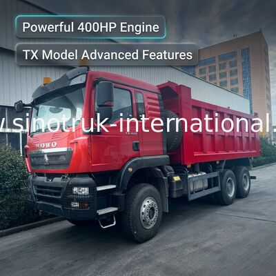 SINOTRUK HOWO TX Model 400 KM LHD Wywrotka 6X4 ze światłami ostrzegawczymi