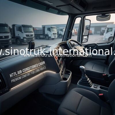 Ciężarówka trakcyjna ZZ427V344JB1R z silnikiem o mocy 371 KM, kołem napędowym 6x4 i kabiną H77L z klimatyzacją do transportu ciężarówek