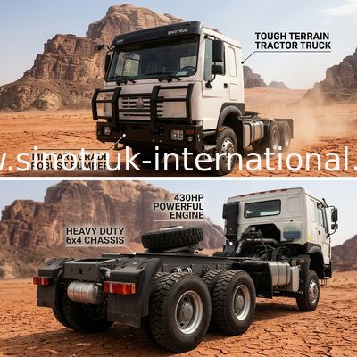 SINOTRUK 430 KM ciągnik 6 × 4 z wojskowym zderzakiem