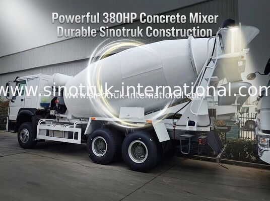 Sinotruk Howo Beton Mixer Truck 10CBM 6 X 4 Euro 2 380Hp Budowa