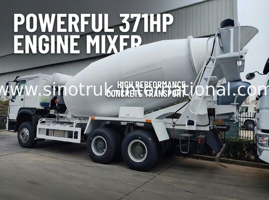 6 × 4 371HP 12CBM Betonowa Mieszalnia z wysoką wydajnością i silną mocą do ciężkiej budowy