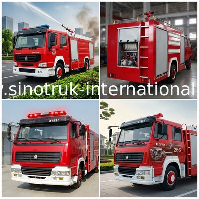 Fire Fighting Truck SINOTRUK HOWO 8-12CBM 266HP for Fire control or Sprinkling