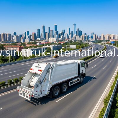 Śmieciarka zgniatająca Sinotruk HOWO-TX 371KM 6X4 z ładownością 20CBM do efektywnego zarządzania odpadami