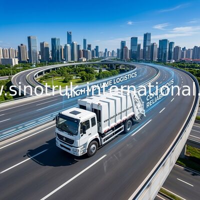 SINOTRUK skompresowany zestaw do zbierania śmieci 10-12CBM LHD 4X2 ZZ3161M4311