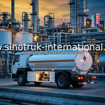 SINOTRUK Howo Semi Truck Zbiornik paliwa 4x2 Lhd Euro2 290hp