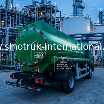 Cysterna Sinotruk HOWO 8 CBM o pojemności z napędem 4x2 i normą emisji Euro III