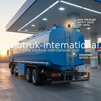 HOWO 8X4 Zbiornik na ropę naftową Ciężarówka dostawcza paliwa 30 CBM