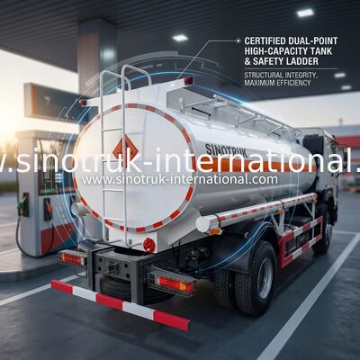 Sinotruk Howo 10-20CBM cysterna do oleju 4 X 2 Lhd Euro 2 290 KM