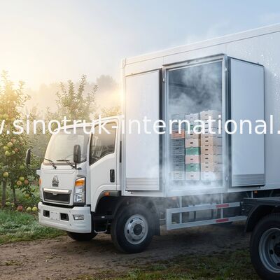 4x2 SINOTRUK HOWO Chłodnia 140KM RHD 95km/H