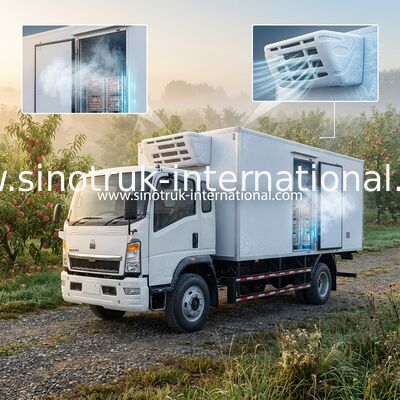 10 ton chłodnia 140HP RHD przewożąca warzywa / owoce
