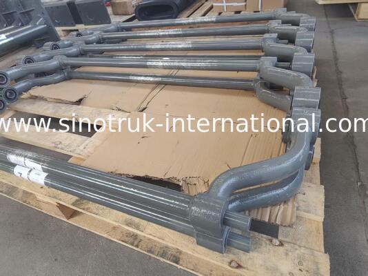 Wytrzymała, kuta stal stopowa przednia oś pochylna z powłoką antykorozyjną i idealnym dopasowaniem bezpośrednim do samochodów ciężarowych o dużej ładowności (AZ1642430219)