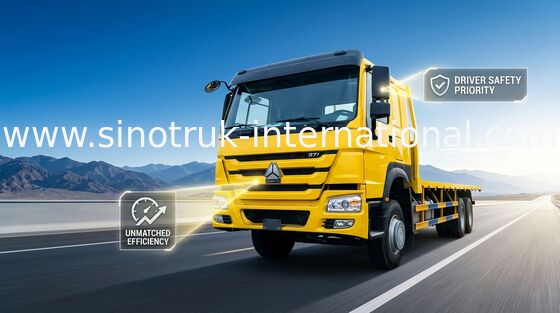 LHD ZZ1257S4641W 371HP 7,65m Long Bed Cargo Truck