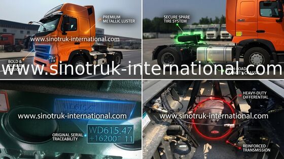 Diesel Engine International Head Truck Truck For Construction Site