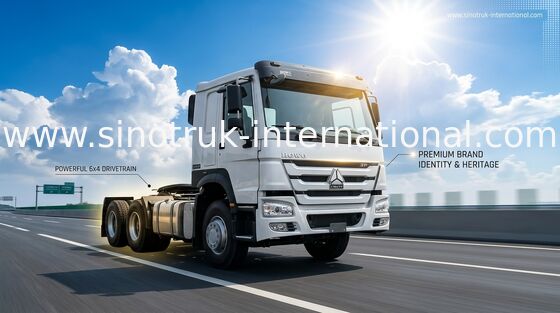 Sinotruk Howo używane odnowione ciężarówki 6 × 4 w dobrym stanie