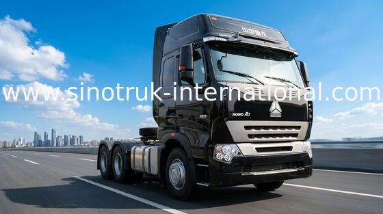A7 HOWO Ciągniki siodłowe LHD 6X4 Euro2 380 HP Dwie beczki ZZ4257N3247N1B