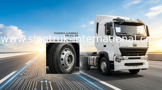 SINOTRUK HOWO A7 Wózek ciągnikowy LHD 4X2 Euro2 336HP ZZ4187N3517N1B