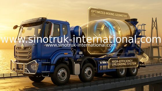 SINOTRUK HOWO NX 371KM 8*4 12-kołowy betonomieszarka, betonomieszarka, ciężarówka do mieszania cementu