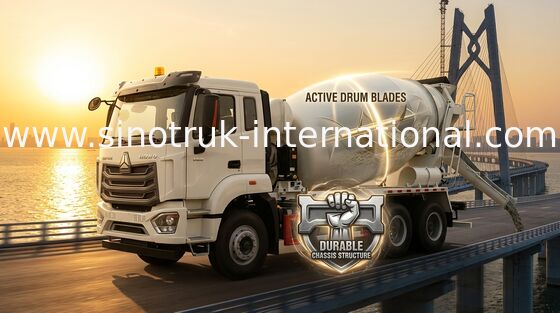 Nowy wóz do betonowania Howo 16CBM 8 X 4 Euro 2 400KW