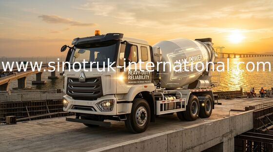 RHD 6×4 10 kół Biała Betoniarka Euro 2