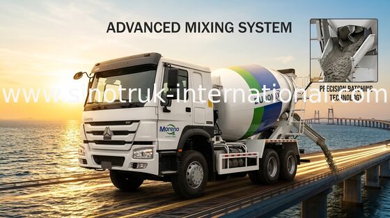 Betoniarka SINOTRUK HOWO 6x4 371KM LHD