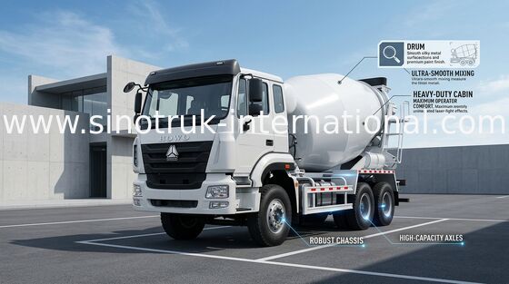 Przemysłowy betonomieszarek, Ready Mix Concrete Trailer RHD 6X4