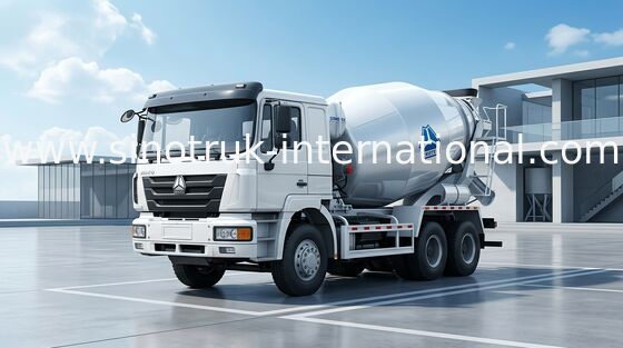 Mobilny sprzęt do mieszania pół cementu Betoniarka 10CBM 290KM