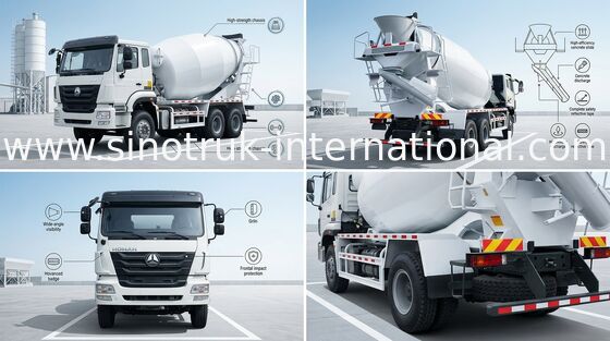 mobilna betonomieszarka z pompą, 10 CBM Trailer Concrete Mixer