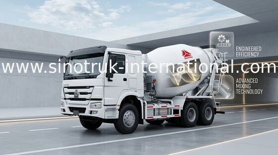 9CBM 290HP 6X4 LHD Betoniarka do pompy do betonu ZZ5257GJBM3647W