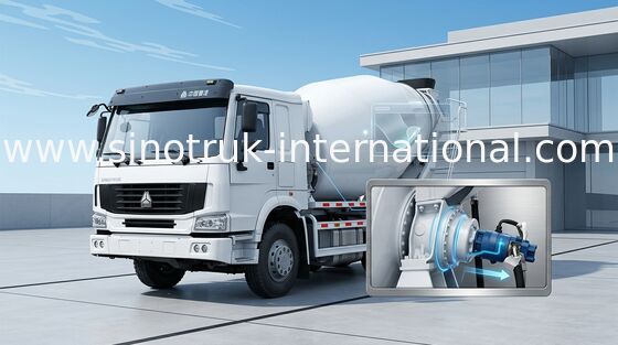 SINOTRUK HOWO Betoniarka 12CBM 371HP 6X4 RHD ZZ5257GJBN4048W