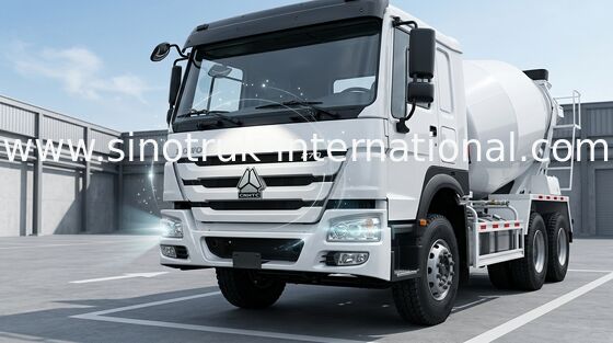High Efficiency 6CBM 290HP 6X4 LHD Betonomieszarka, Cement Mixer Truck