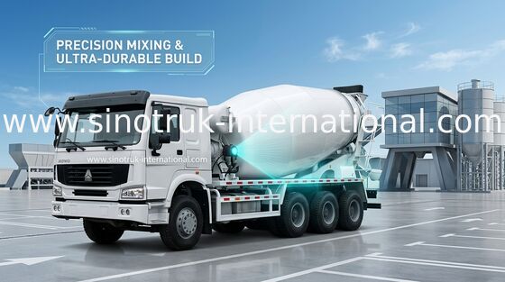 Betoniarka samochodowa SINOTRUK HOWO 12CBM Euro2 290HP 6X4 RHD ZZ5257GJBM4048W
