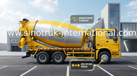 Betoniarka samochodowa SINOTRUK HOWO 12CBM Euro2 371HP 6X4 LHD ZZ5257GJBN4048W