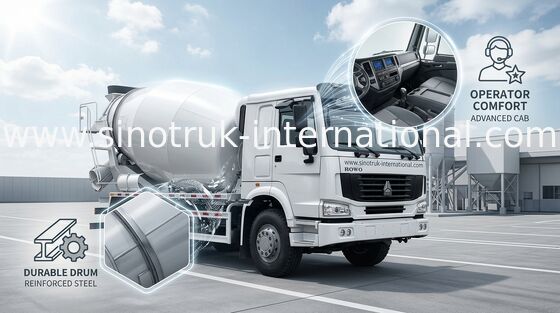 Betoniarka samochodowa SINOTRUK HOWO 12CBM Euro2 336HP 6X4 LHD ZZ1257N4048W