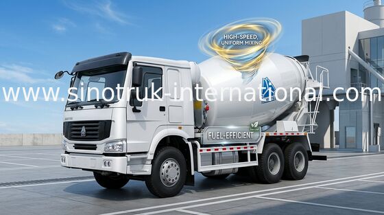 Betoniarka samochodowa SINOTRUK HOWO 12CBM Euro2 371HP 6X4 RHD ZZ5257GJBN4048W