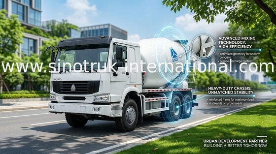 SINOTRUK HOWO Betoniarka 12CBM 336HP 6X4 LHD ZZ5257GJBN4048W