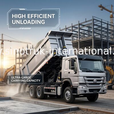 Ciężarówka SINOTRUK HOWO 400KM 12 kół LHD 40Tons 30CBM ZZ3317V3567B1