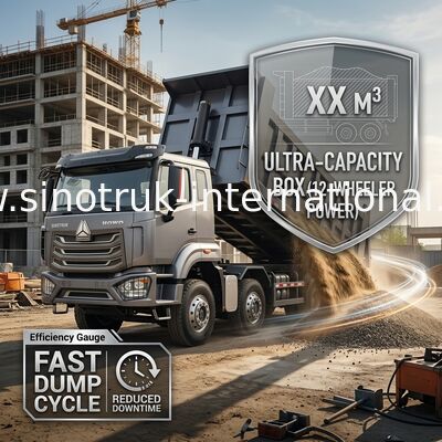 5300*2300*1500mm Cargo Box Heavy Duty Dump Truck For Smooth Cargo Transport RHD / LHD Typ jazdy
