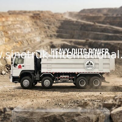 SINOTRUK HOWO Mining Tipper Dump Truck 12 kół 400KM Typ 8 × 4 U